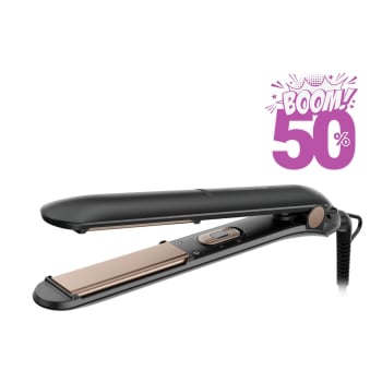 Plancha de Pelo Rowenta Easyliss, SF1623E0, 200 °C - Negro