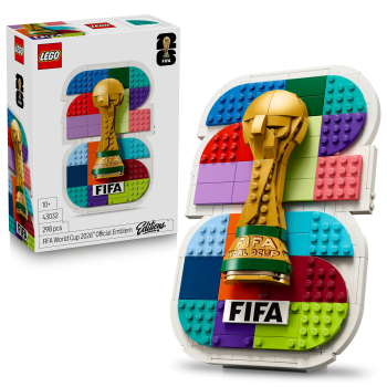 LEGO Editions Emblema Oficial de la FIFA World Cup 2026, Juego de construcción +10 años - 43032