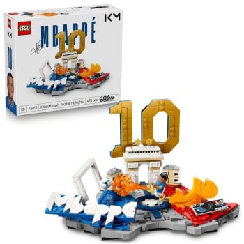 LEGO Editions Kylian Mbappé: Fenómenos del Fútbol, Juego de construcción +10 años - 43013