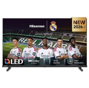 TV QLED 40″ – Hisense 40A5S, Full-HD, Posición de monitor, Modo Juego, Deportes IA, Negro