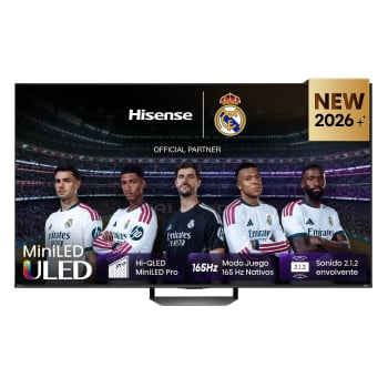 Smart TV MiniLED 65″ (165,1 cm) Hisense 65U7S PRO con IA, 4K UHD, 165 Hz, Dolby Vision, Dolby Vision IQ, Dolby MS12, DTS XHDR+