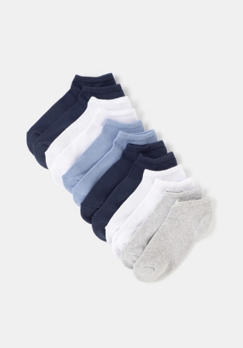Pack de seis calcetines tobilleros Unisex