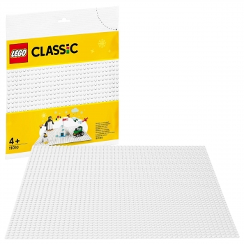 LEGO Classic Base Blanca +4 años - 11010