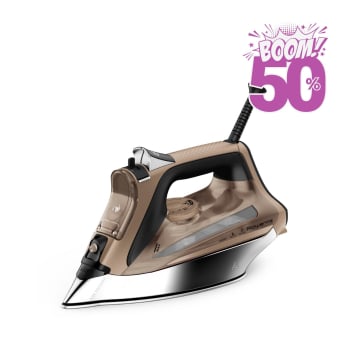 Plancha de Vapor Rowenta DW8207, 2800 W, Sistema Antigoteo,45 g/m, Suela Microsteam 400 HD Laser