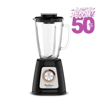Batidora de Vaso Moulinex LM430N, 800 W, 1,75 L, 2 Velocidades