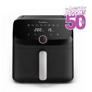 Freidora de Aire Moulinex EZ855N LYP, 2000 W, 7,5 L - Negro
