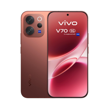 Móvil – vivo V70, Sandalwood Brown, 512GB, 8GB RAM, 6.59″ AMOLED, Snapdragon® 7 Gen 4, 6500 mAh