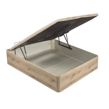 canape abatible 3d supra madera tapa doble roble 180x200 cm pikolin