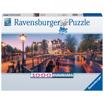 Ravensburguer Puzzles Una Noche en Amsterdam 1000 Piezas +14 años