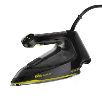 Plancha de Vapor Braun FreeStyle 7 FI7255GR, 2000 W, 250 g/m - Negro y Verde