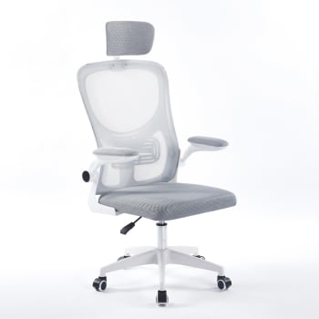 Silla de Estudio Giratorio 62x62x106-116 cm ADEC Gravity Red - Gris