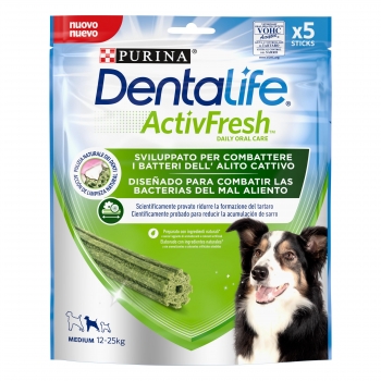 Dentalife activfresh para perro mediano Purina Dentalife 6x115 g