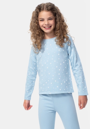Pijama felpa de dos piezas para Niña TEX