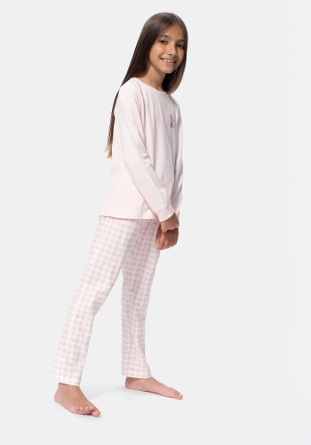 Pijama dos piezas sostenible para Niña TEX
