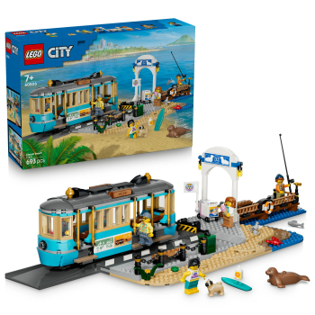 Lego City Tranvía Clásico De La Costa, Juguete De Construcción +7 Años - 60506