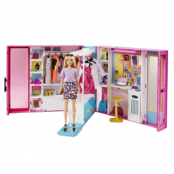 Barbie Fashionistas Armario de Ensueño con Muñeca y Accesorios +3 Años