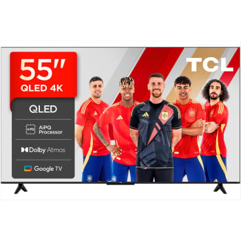 TV QLED 55″ – TCL 55T69C, UHD 4K, Procesador AiPQ, Smart TV, DVB-T2, Negro