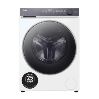 Lavasecadora Haier HWD100-B14367US, 10 kg/6 kg, Carga Frontal, 1400 rpm, Clase D - Blanco