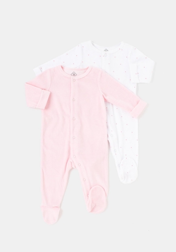 Pack dos pijama pelele para recién nacido Unisex TEX