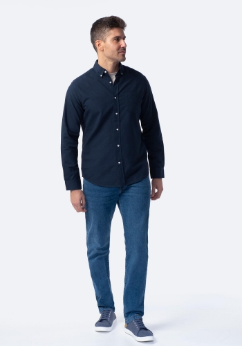 Camisa de algodón Oxford de Hombre TEX