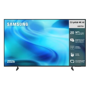 TV LED 50″ – Samsung TU50U8075HUXXC, UHD 4K, Crystal Processor Smart TV, Wifi, Negro