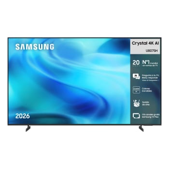 TV LED 65″ – Samsung TU65U8075HUXXC, UHD 4K, Crystal Processor Smart TV, Wifi, Negro