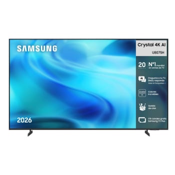 TV LED 75″ – Samsung TU75U8075HUXXC, UHD 4K, Crystal Processor Smart TV, Wifi, Negro