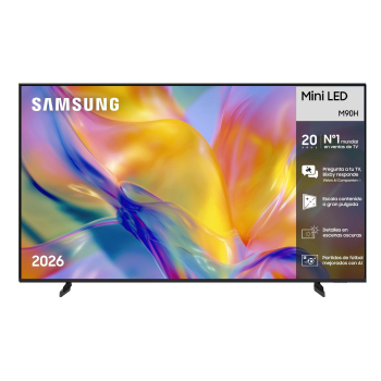 Smart TV MiniLED 100″ (254 cm) Samsung TU100M90HU con IA, 4K UHD, 144 Hz, NQ4 AI Gen2 Processor, OTS Lite, Q-Symphony, Audio Pre-selection Descriptor