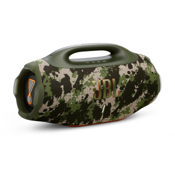 Altavoz inalámbrico – JBL Boombox 4, 210 W, AI Sound Boost, Bluetooth, 28 h Autonomía, Resistencia agua IP68, Camuflaje