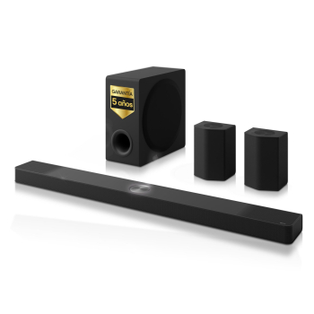 Barra de sonido – LG S95AR, Bluetooth, Inalámbrico, 810 W, Google Assistant, Amazon Alexa, Dolby Atmos, IA Ready, Negro