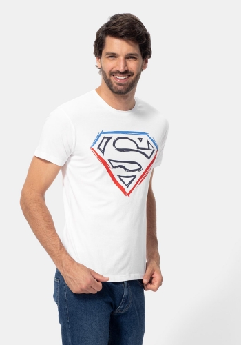 Camiseta manga corta para Hombre Superman de WARNER BROS