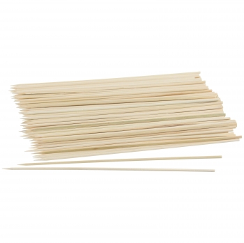Set de 100 Pinchos para Brochetas de Madera de Bambú FAKELMANN 20 cm