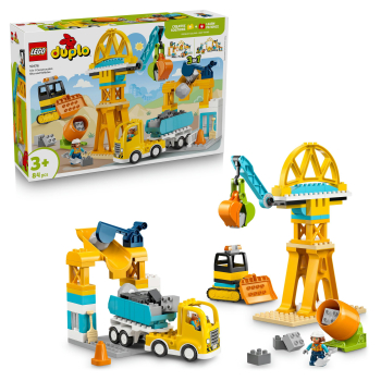 Lego Duplo Town 10476 Obra Y Vehículos De Construcción “3 En 1” - Imagen 5