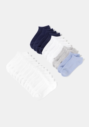 Pack de doce calcetines de deporte tobilleros Unisex