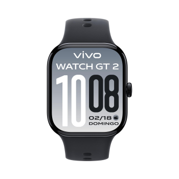 Smartwatch – Vivo Watch GT 2, AMOLED 2.07″, 47mm, 135-205 mm, Aluminio, 5 ATM, Negro obsidiana