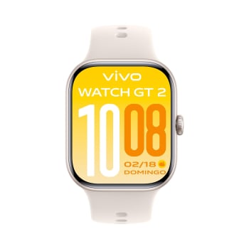 Smartwatch – Vivo Watch GT 2, AMOLED 2.07″, 47mm, 135-205 mm, Aluminio, 5 ATM, Blanco estelar