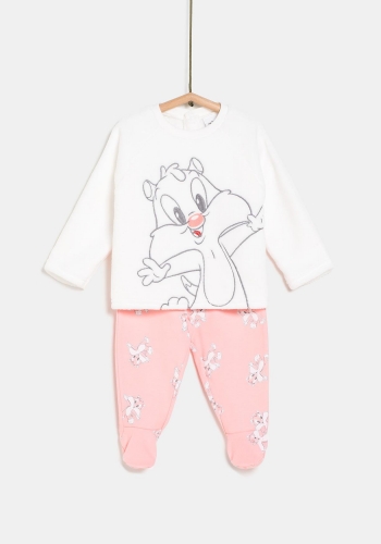 Pijama dos piezas coralina Unisex Looney Tunes de WARNER BROS