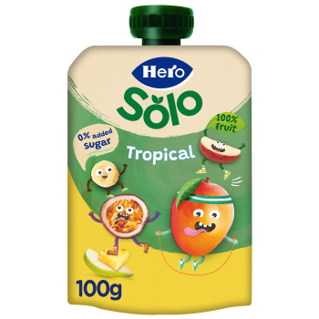 Bolsita de fruta tropical Hero Mi Fruta sin gluten 100 g.