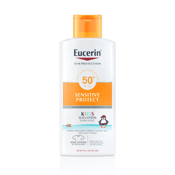Loción Infantil SPF 50+ Sensitive Protect Sun protection Eucerin 400 ml.