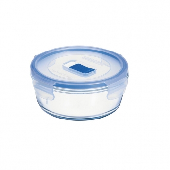 Recipiente Hermetico Redondo de Cristal LUMINARC Pure Box Active 0,67 L. - Transparente