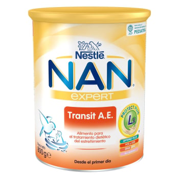 Leche en polvo para tratamiento dietético del estreñimiento Nan Expert Transit lata 800 g.