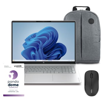 Ordenador Portátil HP OmniBook 3 16-bs0012ns, Intel® Core™ Ultra 7 355, 24 Gb, 1 TB, SSD, Windows 11 Home, Sin Cargador, Incluye Mochila Hama ,Ratón Rapoo,  Antivirus