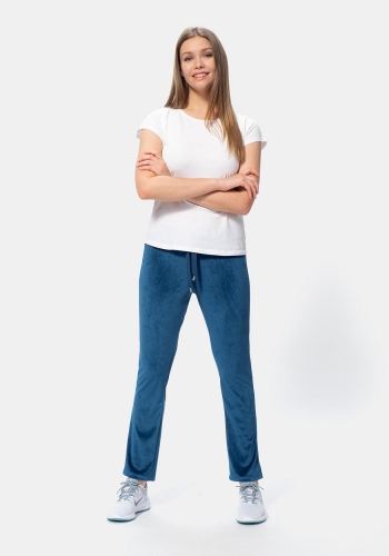 Pantalón de deporte tacto terciopelo para Mujer TEX
