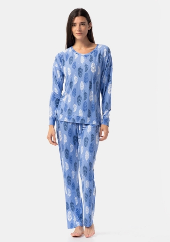Pijama dos piezas estampado para Mujer TEX