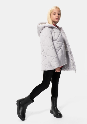 Abrigo con capucha sostenible para Niña TEX