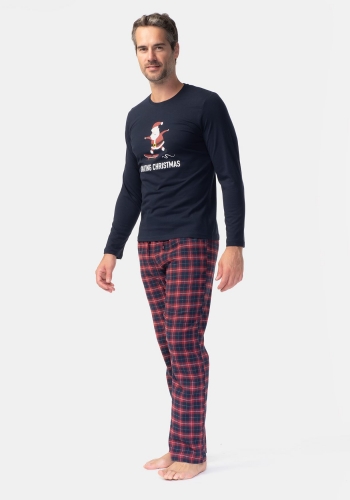 Pijama de algodón manga larga de Hombre TEX