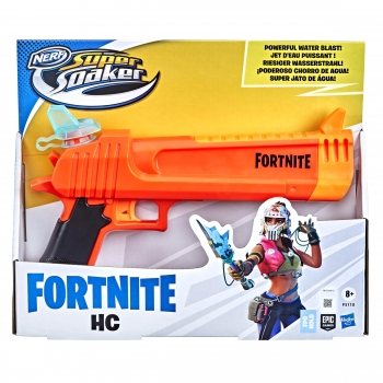 Nerf Supersoaker Fortnite Hc, Accesoiros + 8 Años