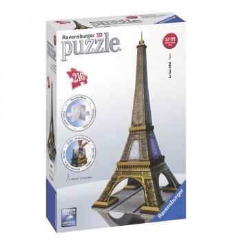 Ravensburger Puzzle 3D Torre Eiffel +12 Años