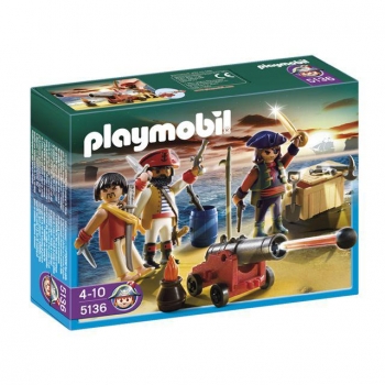 Playmobil - Tripulación Pirata con Tiburón