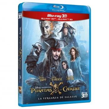 La Venganza de Salazar. Piratas del Caribe 2D+3D. Blu Ray